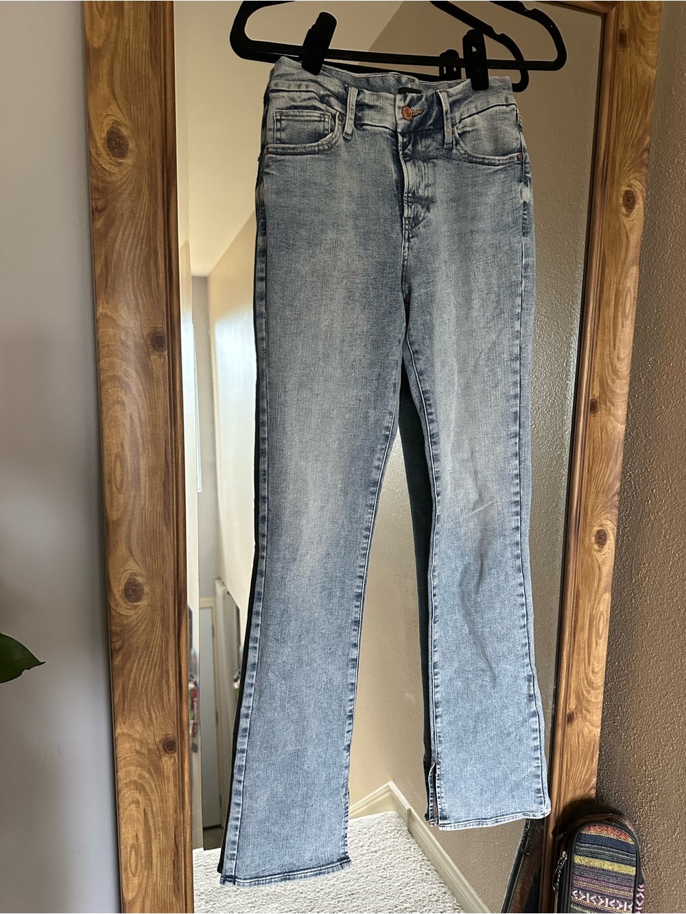 Express Light Blue Flare Jeans